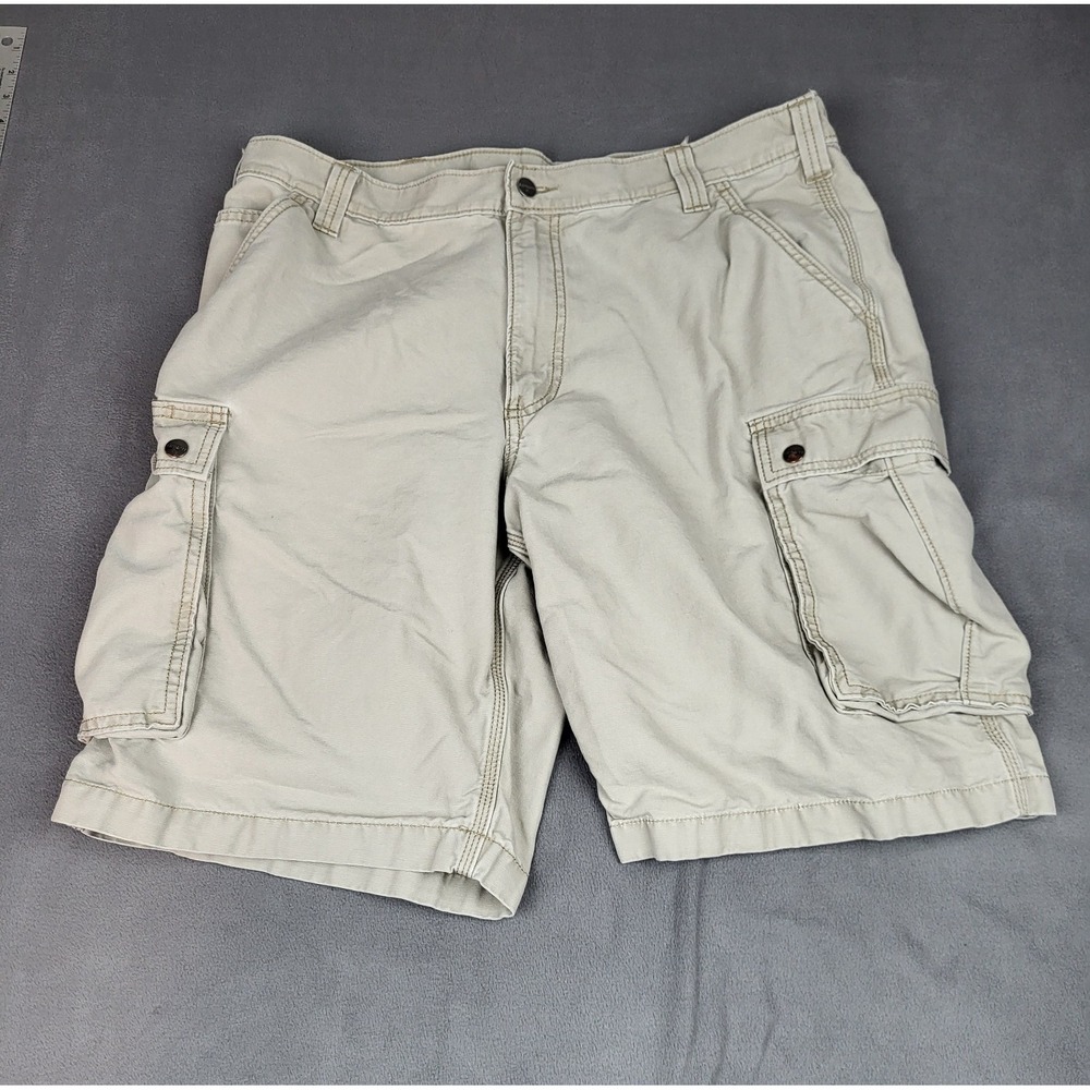 Carhartt Work Shorts Mens 38 Brown Lightweight Outdoor Classic Durable‎ Outdoor